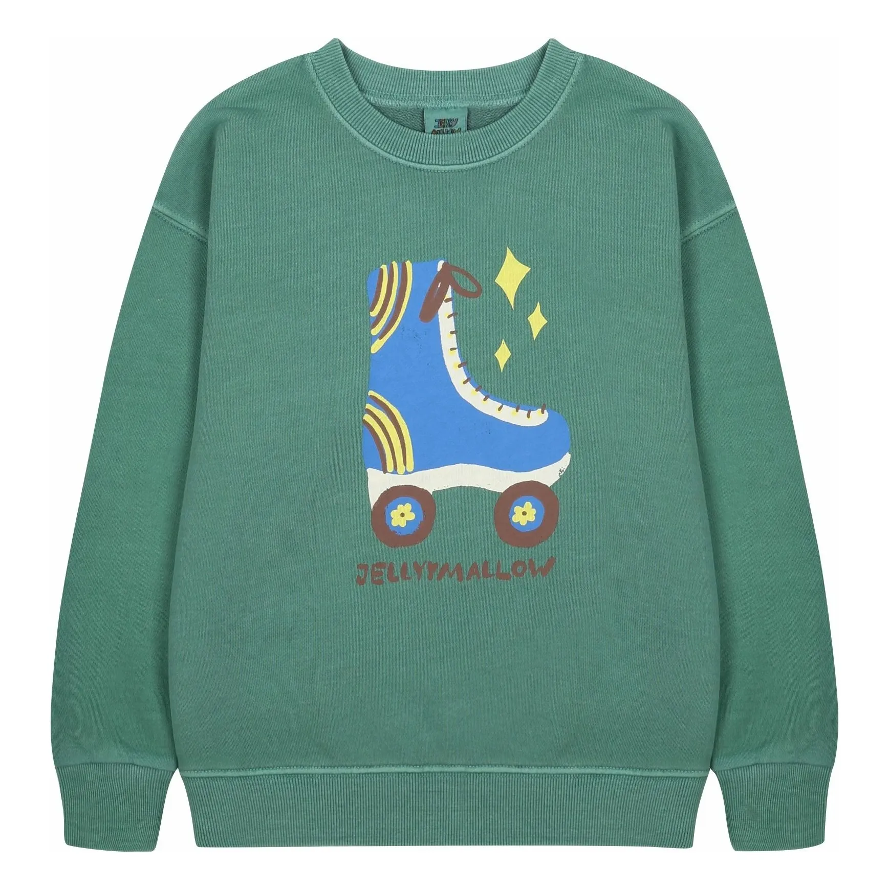 Jelly Mallow Green Roller Disco Sweat