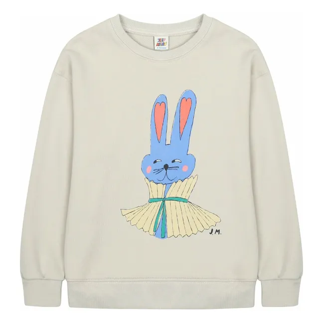 Rabbit sweatshirt | Ivory