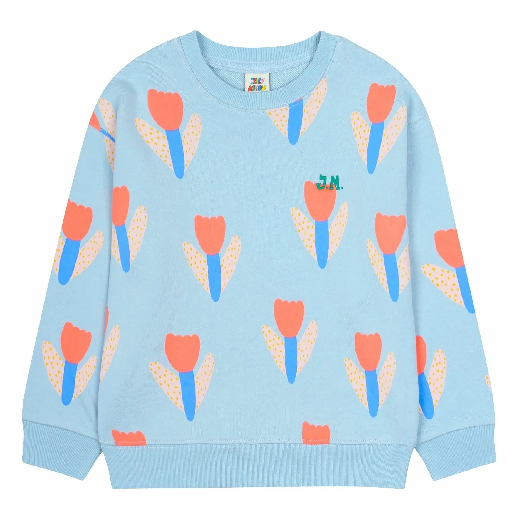 Jelly Mallow Blue Tulip Sweatshirt