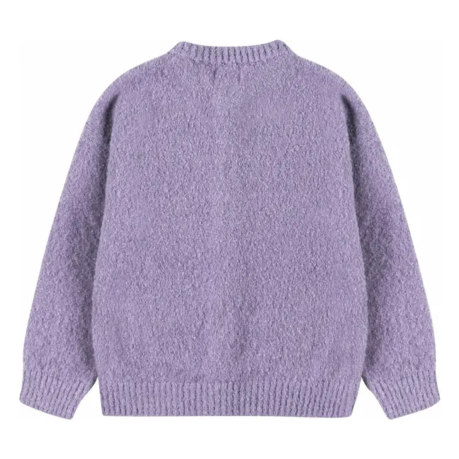 Strickjacke Lucky Clover | Violett