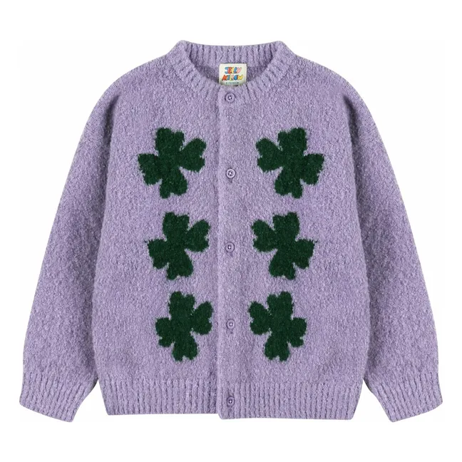 Chaqueta de punto Lucky Clover | Violeta