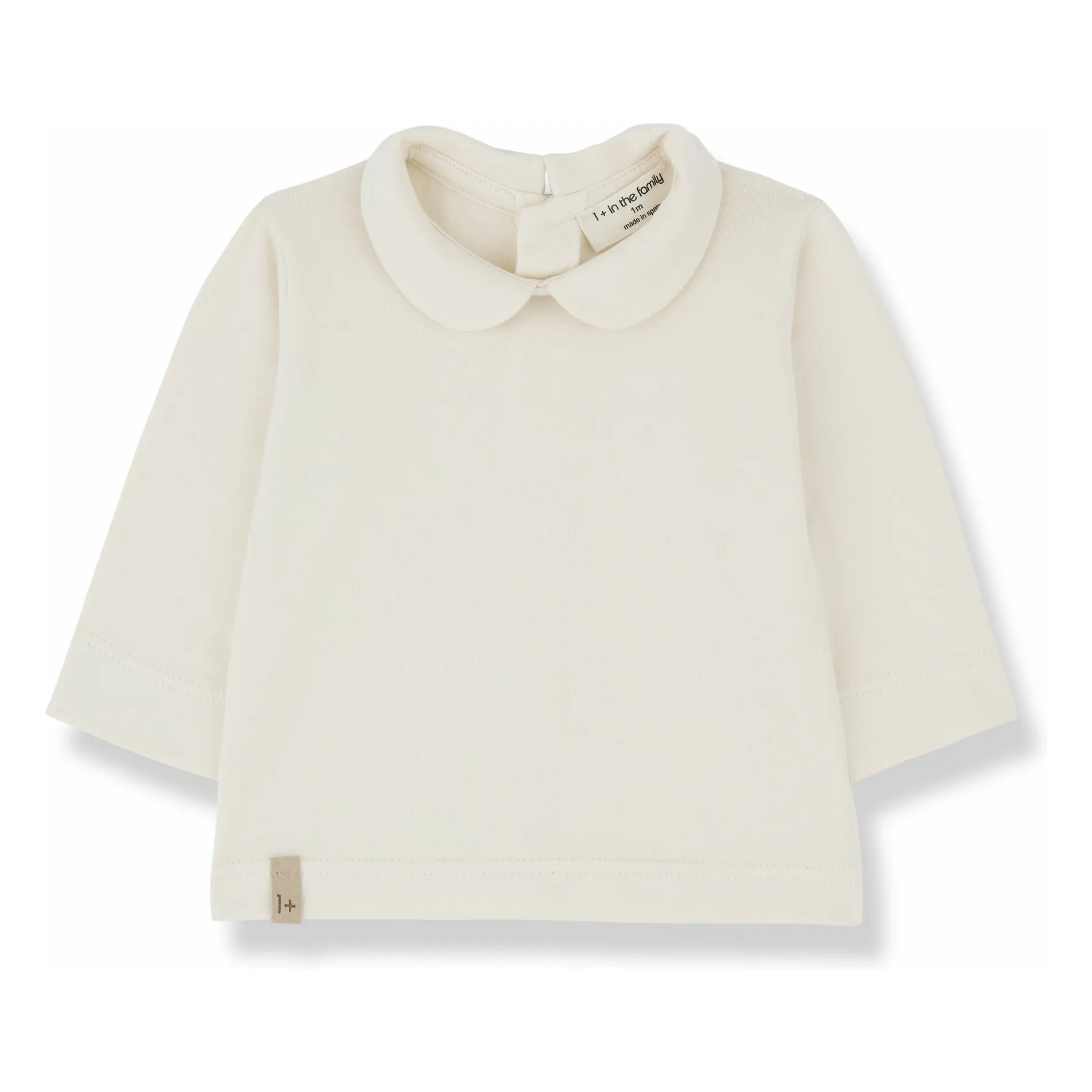1+ In The Family Ecru Colette Organic Cotton Blouse