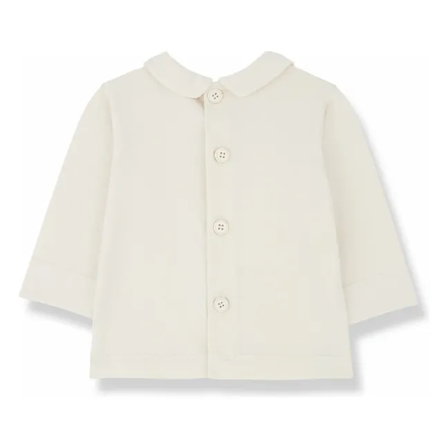 Blusa de algodón orgánico Colette | Crudo