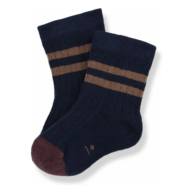 Chaussettes Soren | Bleu marine