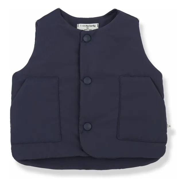 Magnus Ärmellose Daunenjacke | Navy
