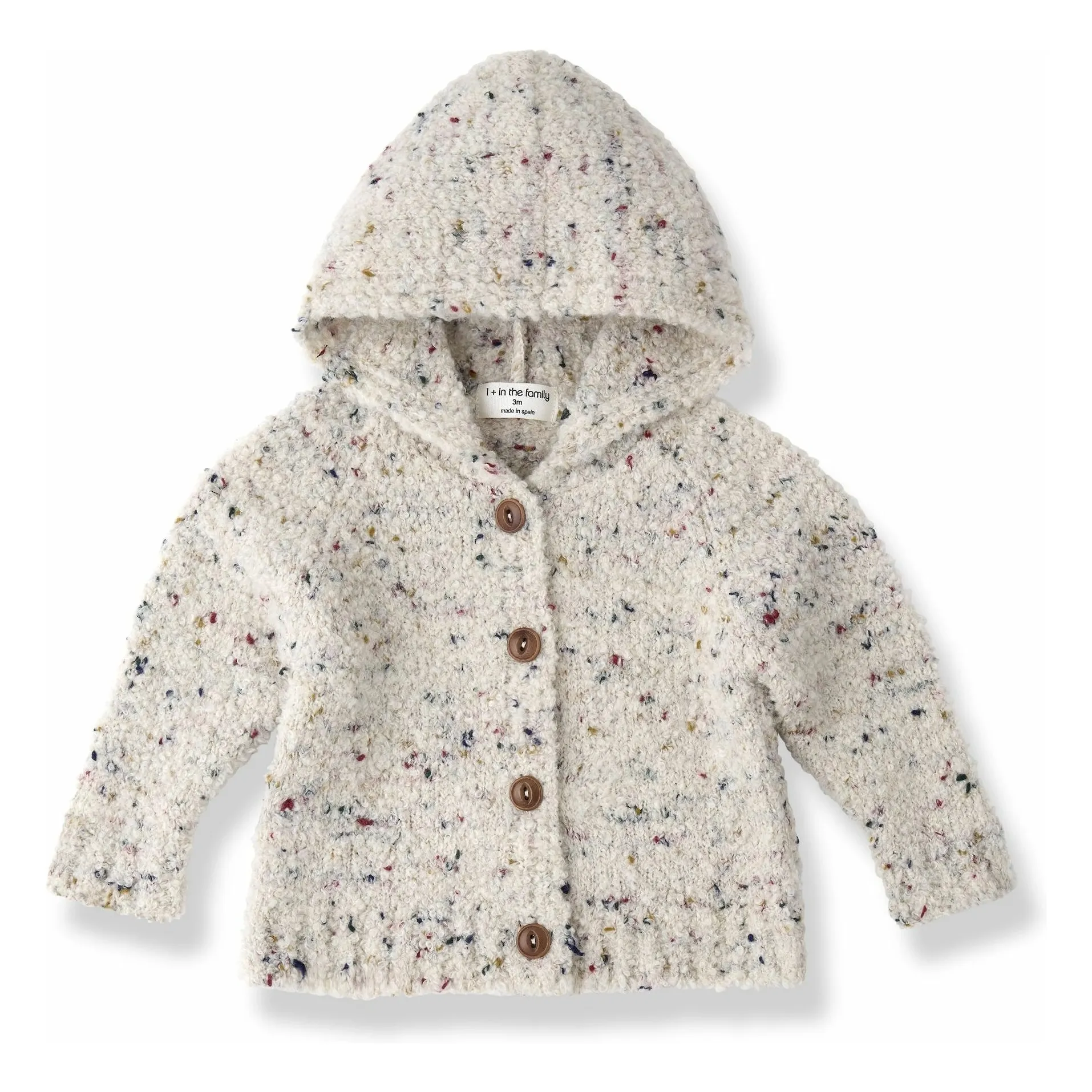1+ In The Family Heather Beige Nikolai Cardigan
