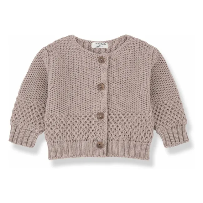 Cardigan Malene Laine Mérinos | Nude