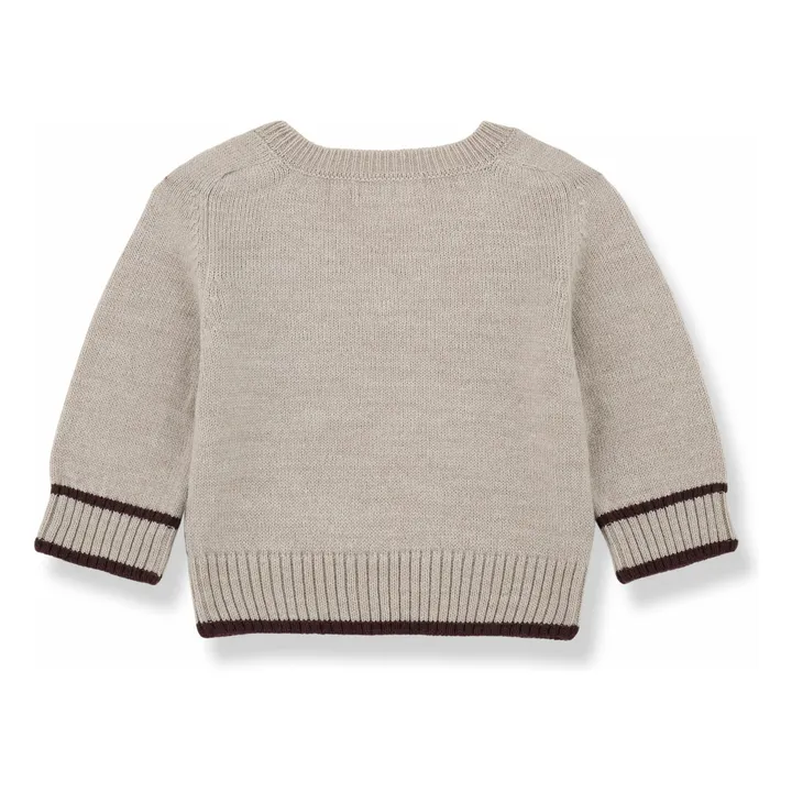 Jersey Kasper de lana merina | Beige- Imagen del producto n°3