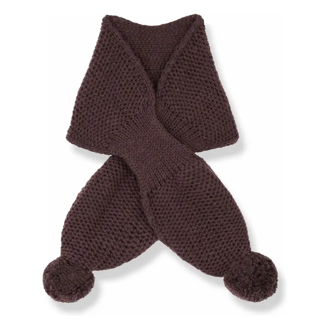 Bruna Merino Wool Scarf | Burgundy