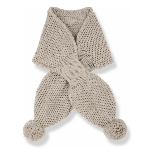 Bruna Merino Wool Scarf | Beige