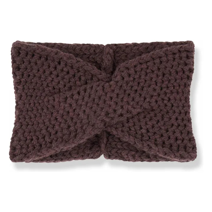 Diadema de lana merina Amalie | Burdeos- Imagen del producto n°0
