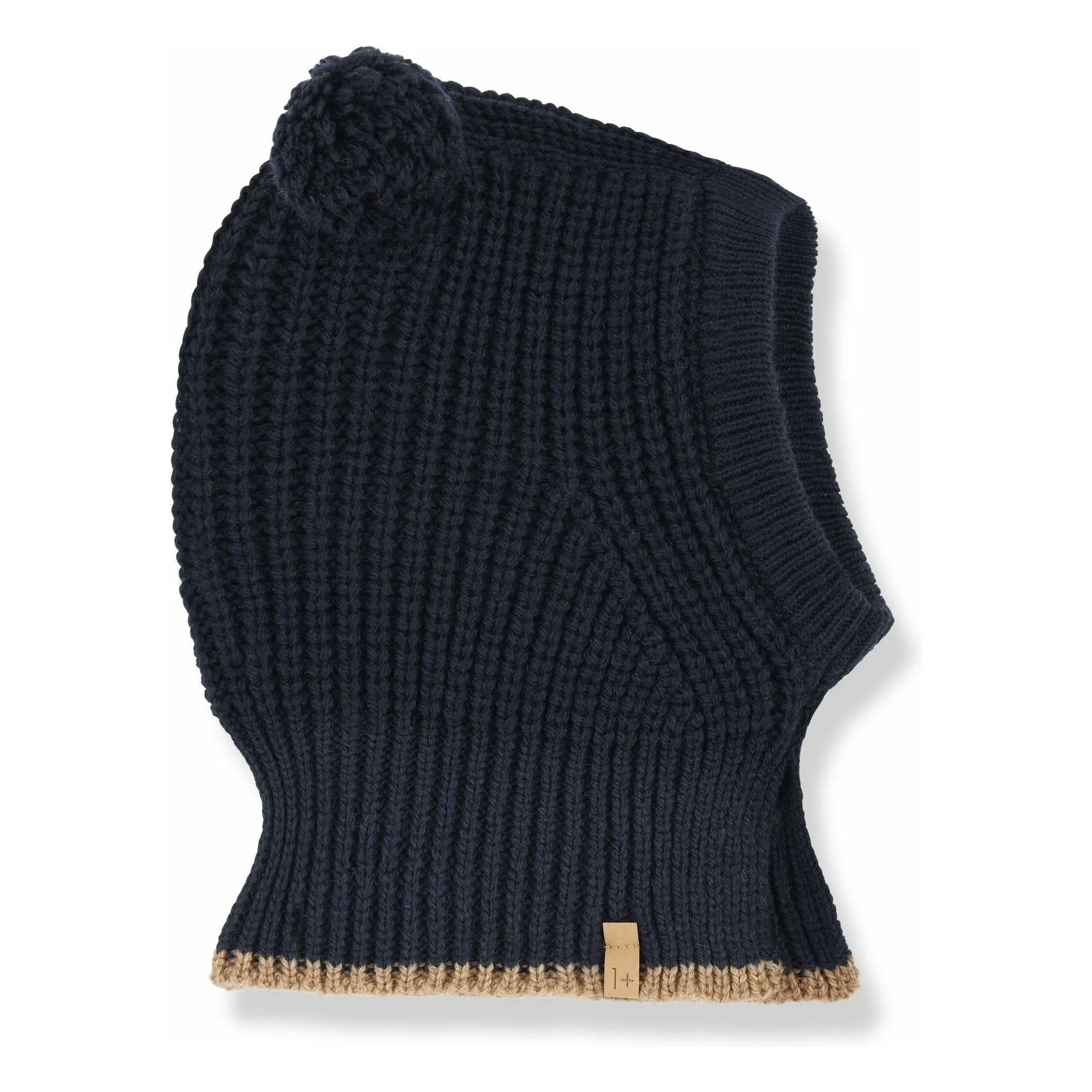 1+ In The Family Navy Blue Ebbe Merino Wool Balaclava