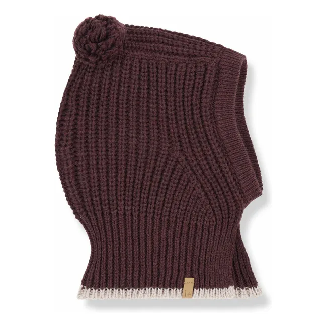 Cagoule Ebbe Laine Mérinos | Bordeaux