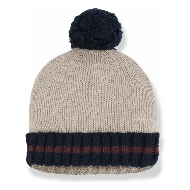 Gorro Brian Lana merina | Beige
