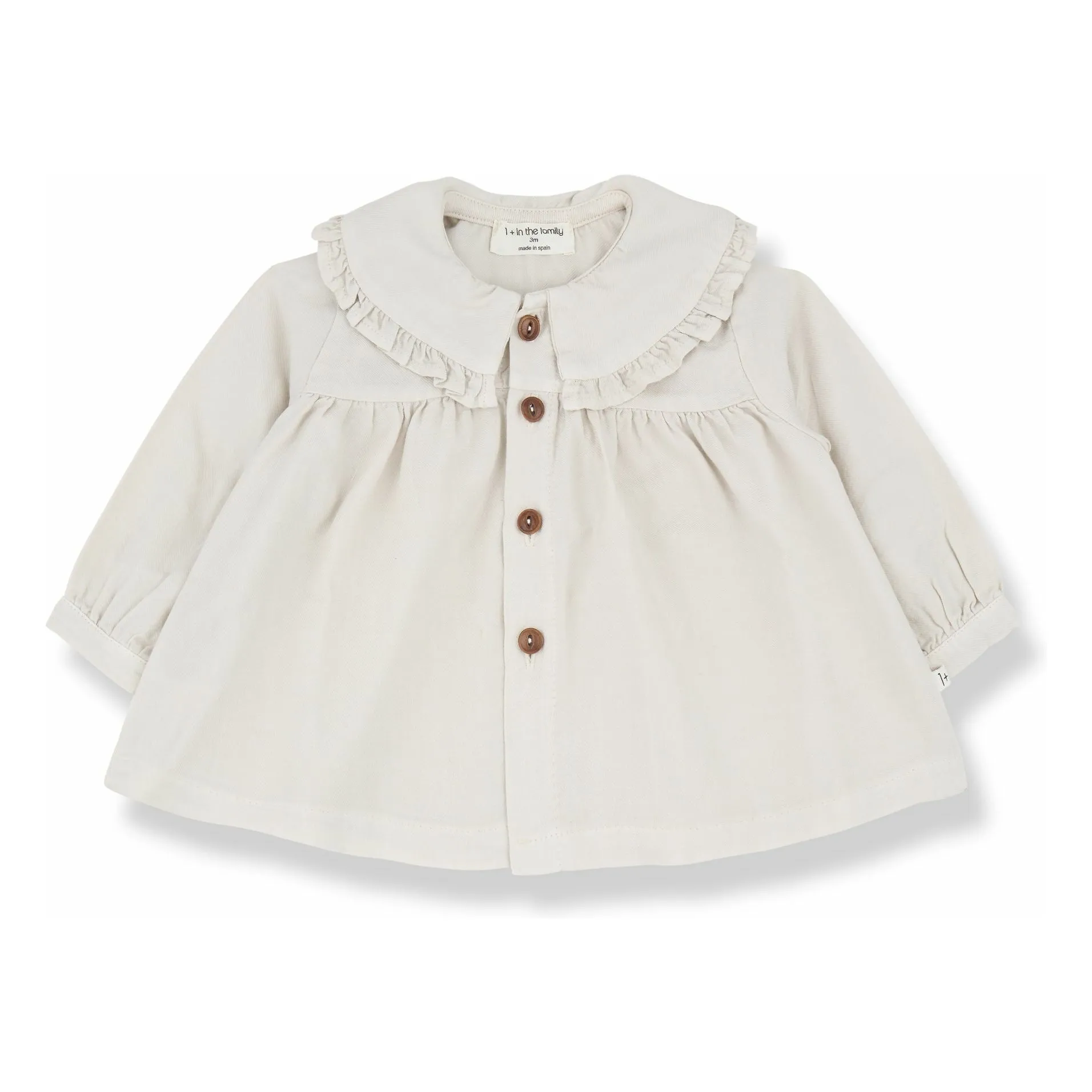 1+ In The Family Heather Beige Jade Blouse