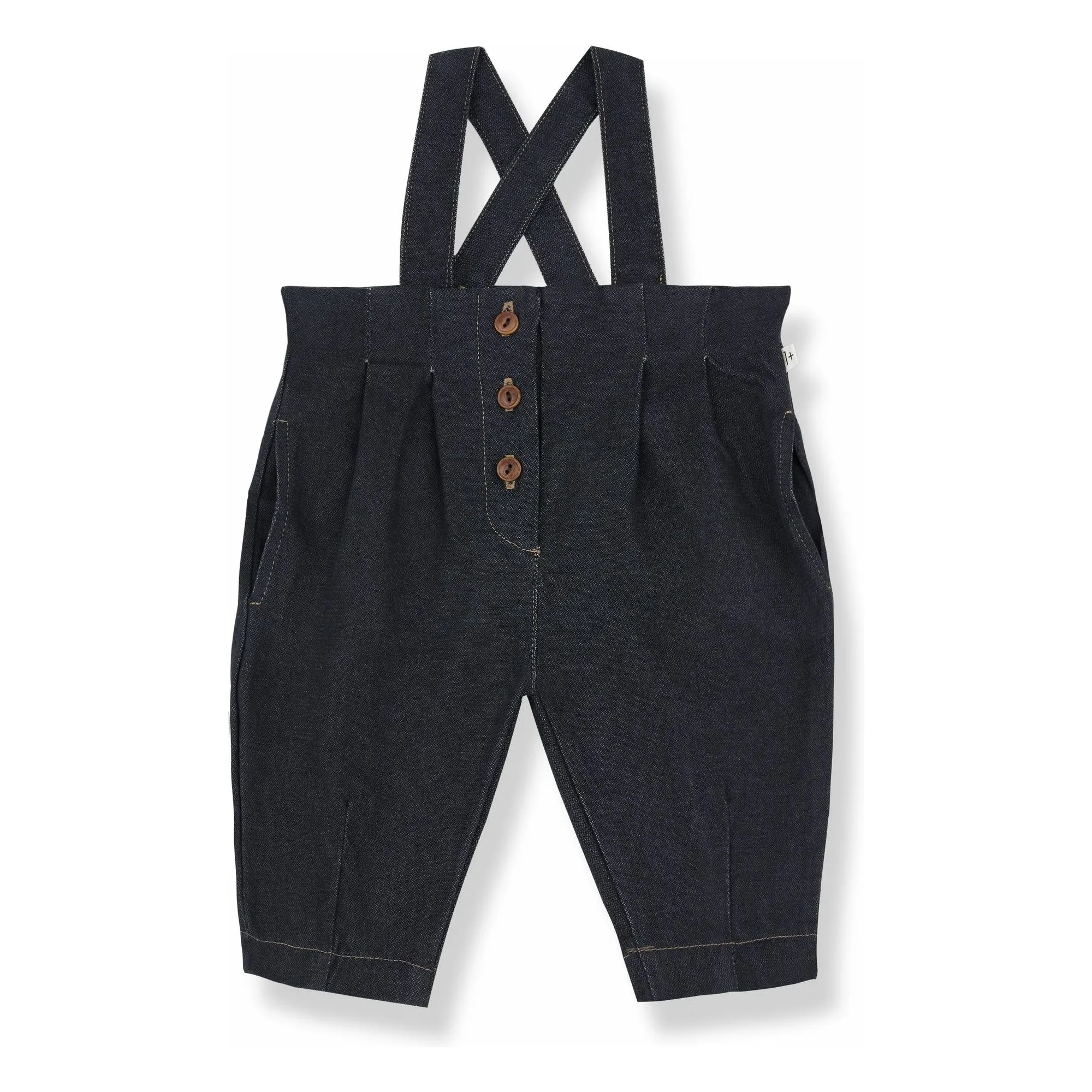 1+ In The Family Navy Blue Elke Dungarees