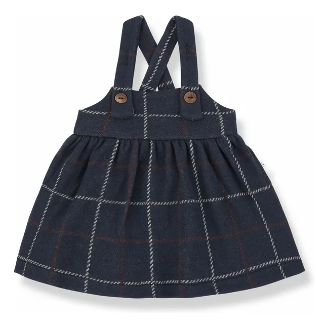 Jupe à Bretelles Nina | Bleu marine