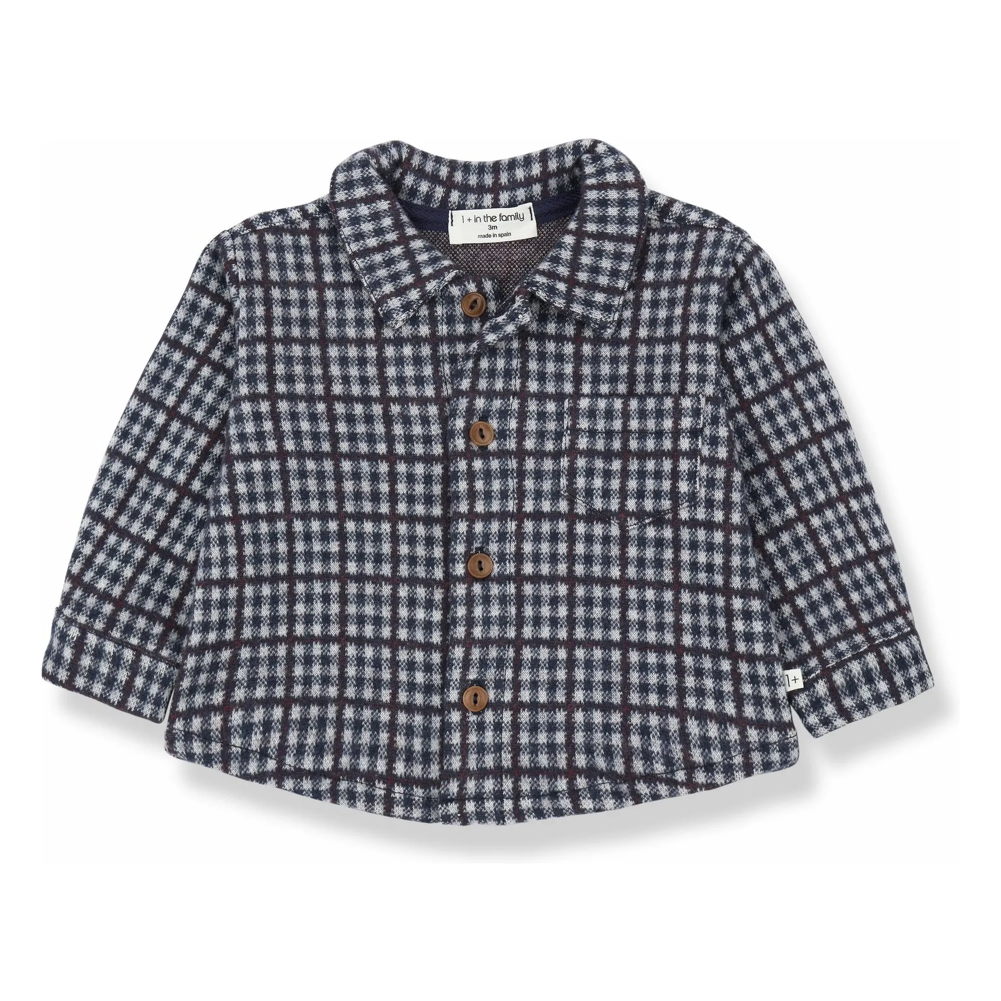 1+ In The Family Navy Blue Conrad Shirt