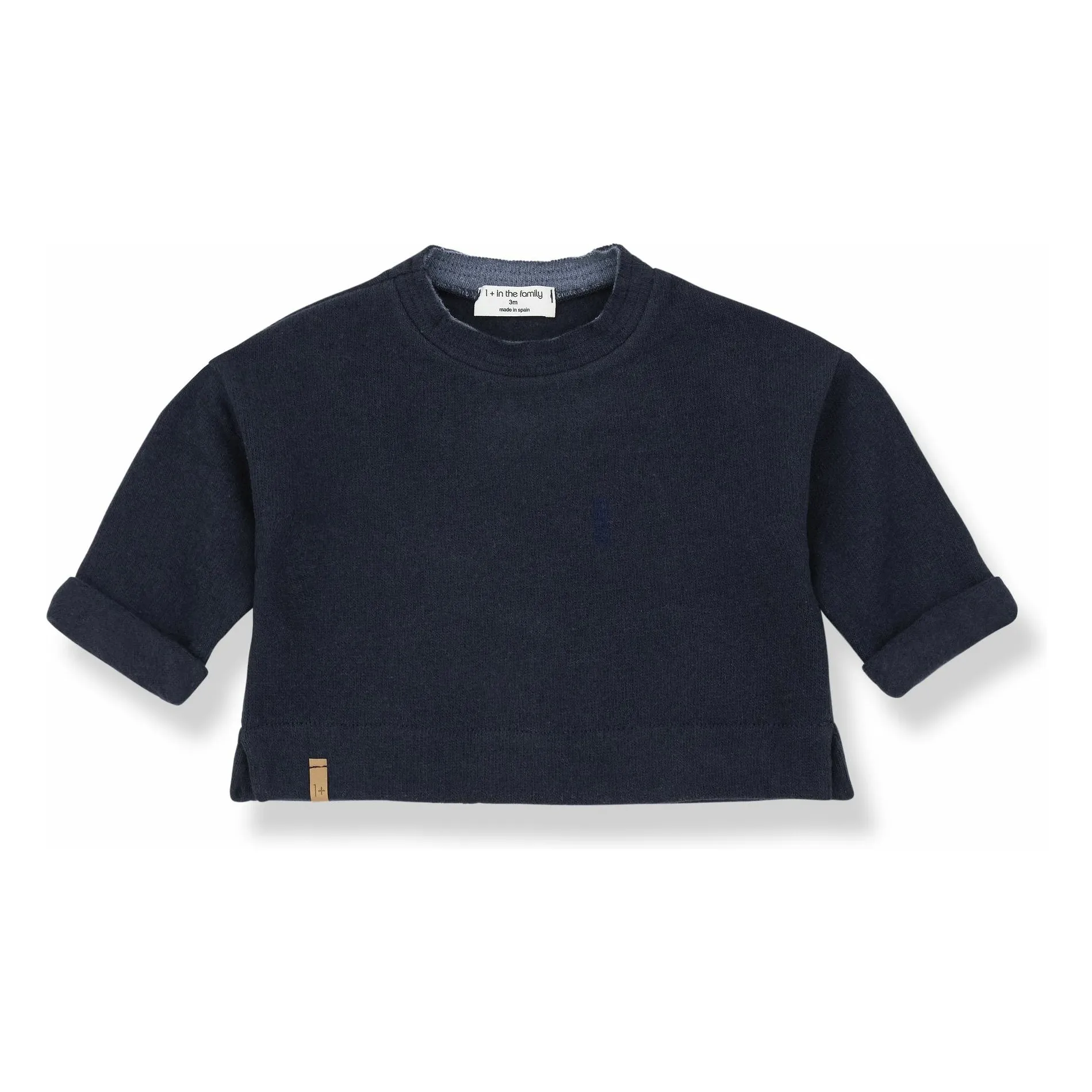 1+ In The Family Navy Blue Felix Sweater