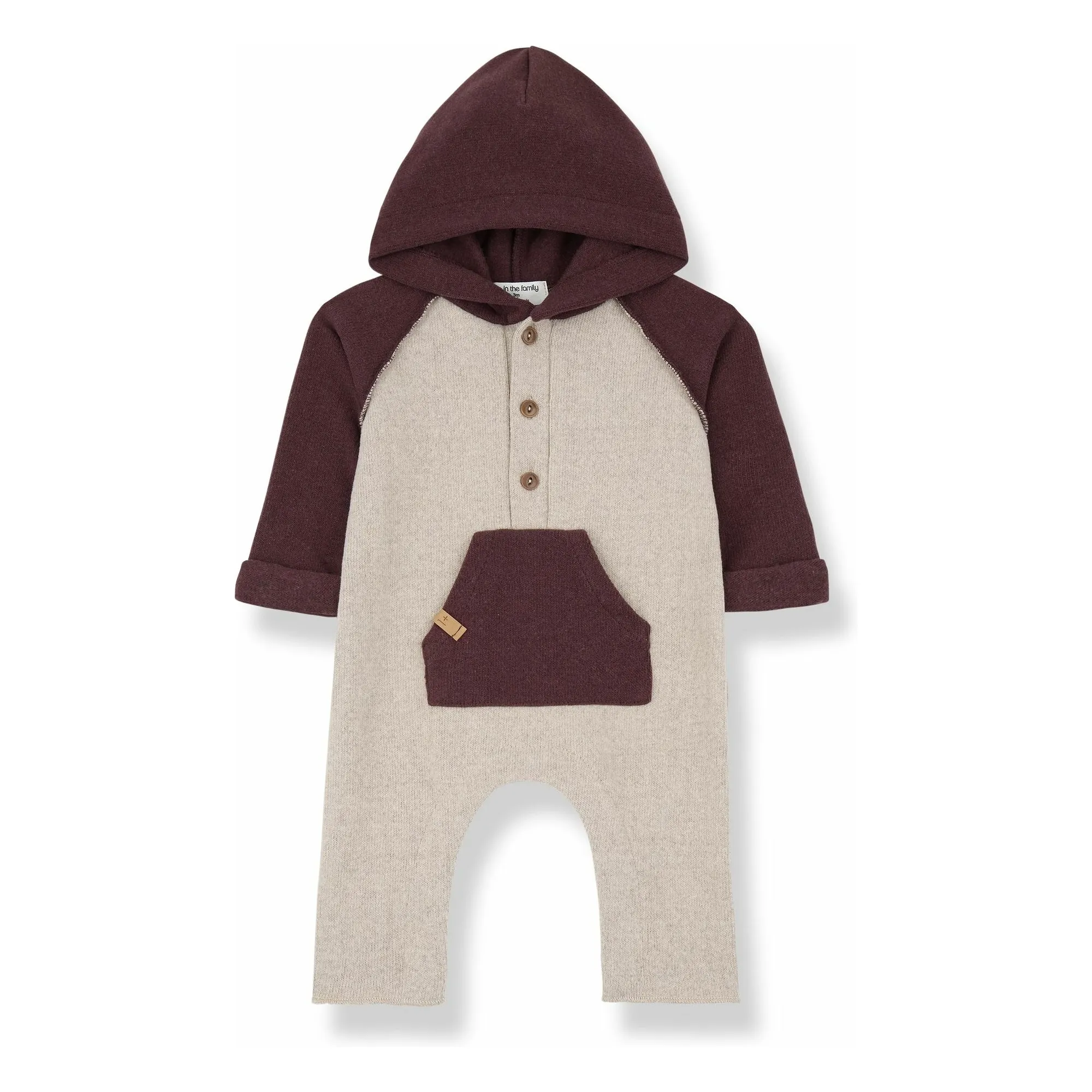 1+ In The Family Beige Ludvig Jumpsuit