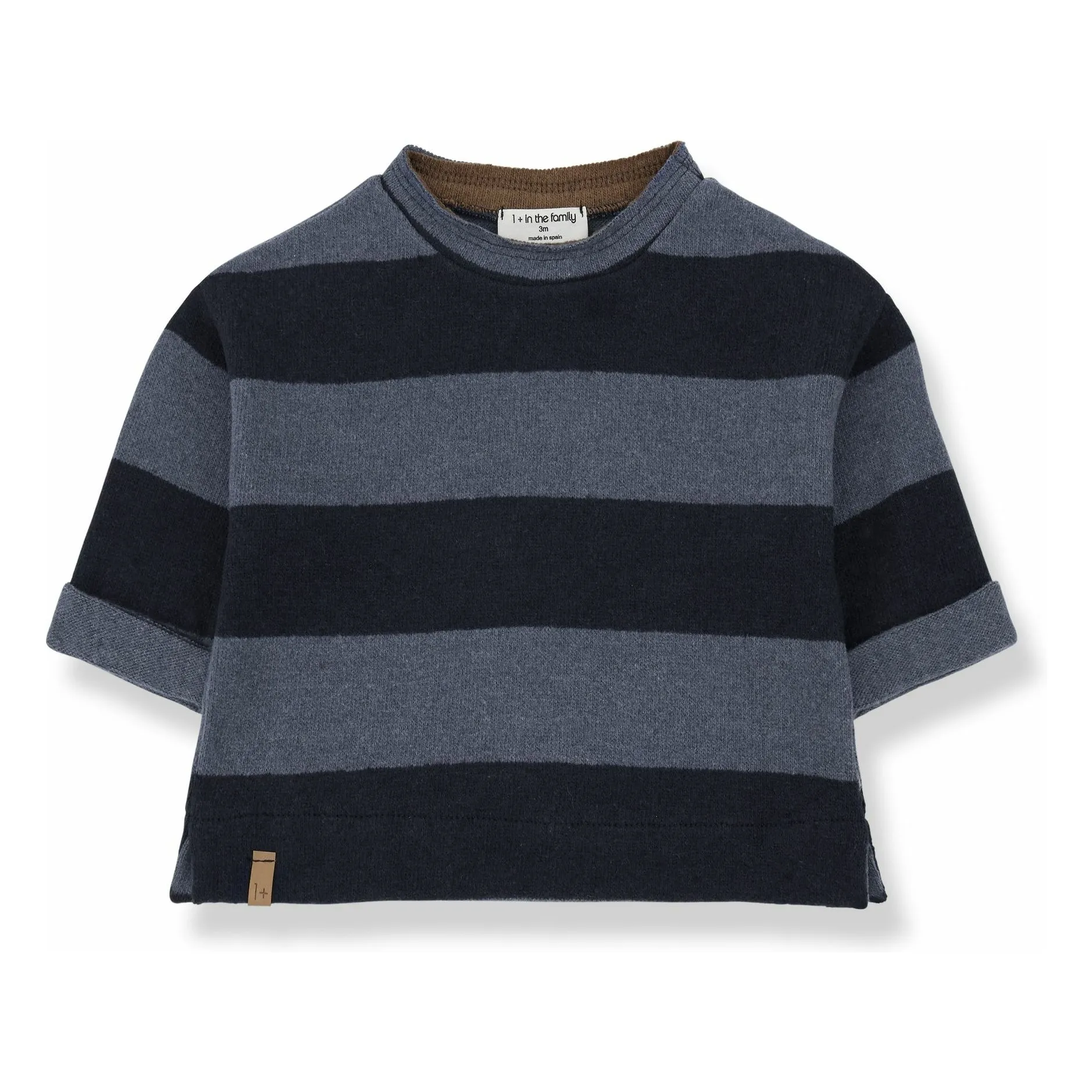 1+ In The Family Grey Blue Knut Sweater