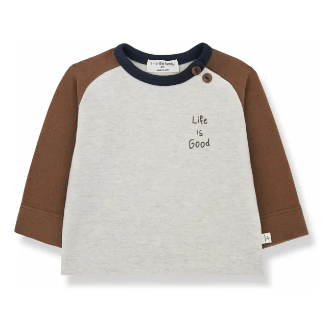 T-shirt Paul | Marron