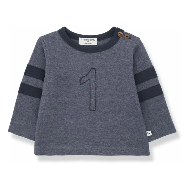 T-shirt Franz | Bleu chiné