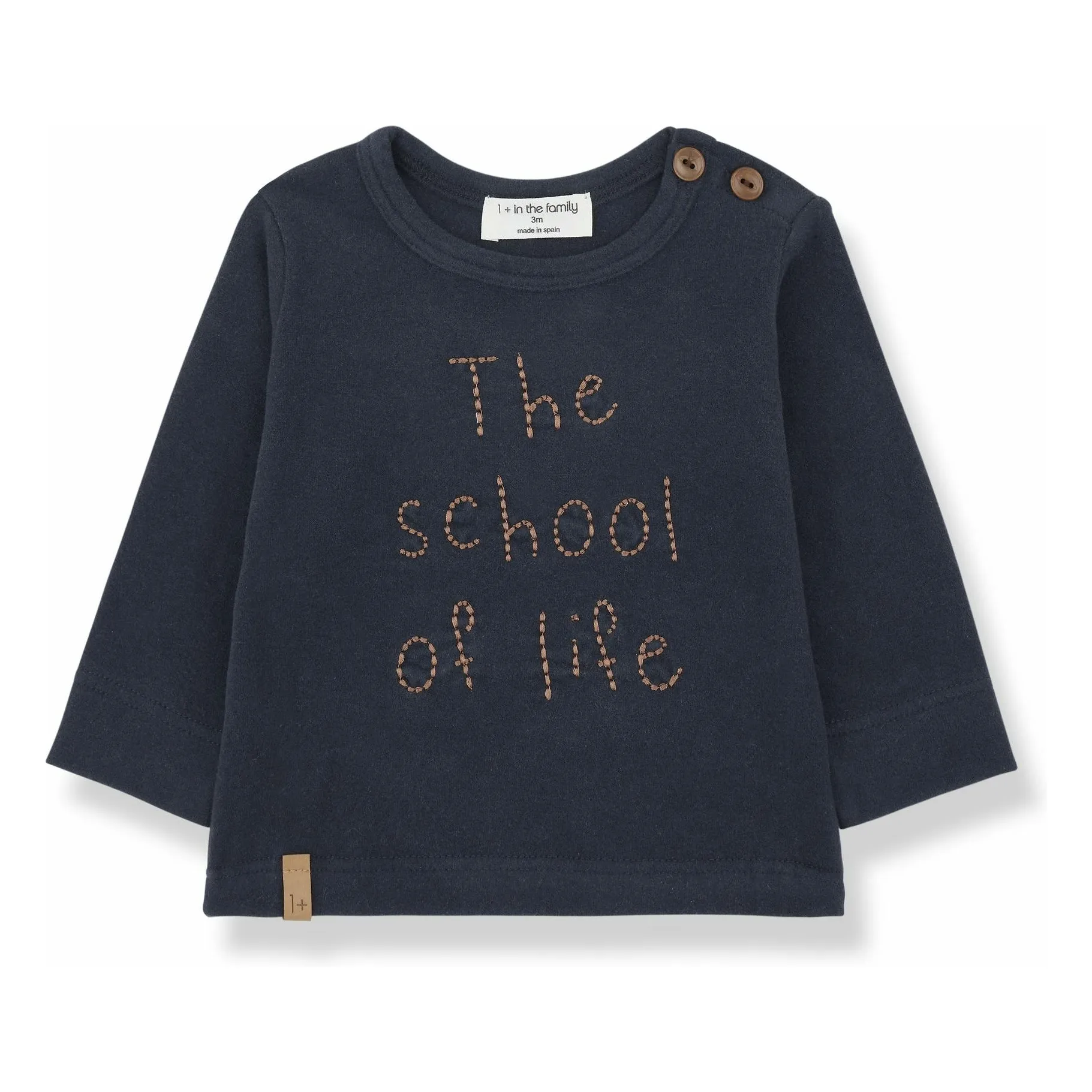1+ In The Family Navy Blue Harald T-Shirt