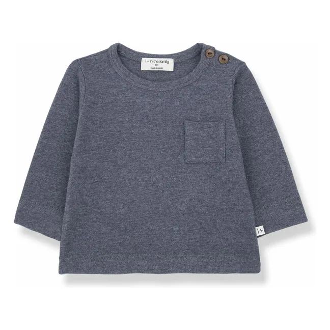 T-shirt Oriol | Bleu chiné