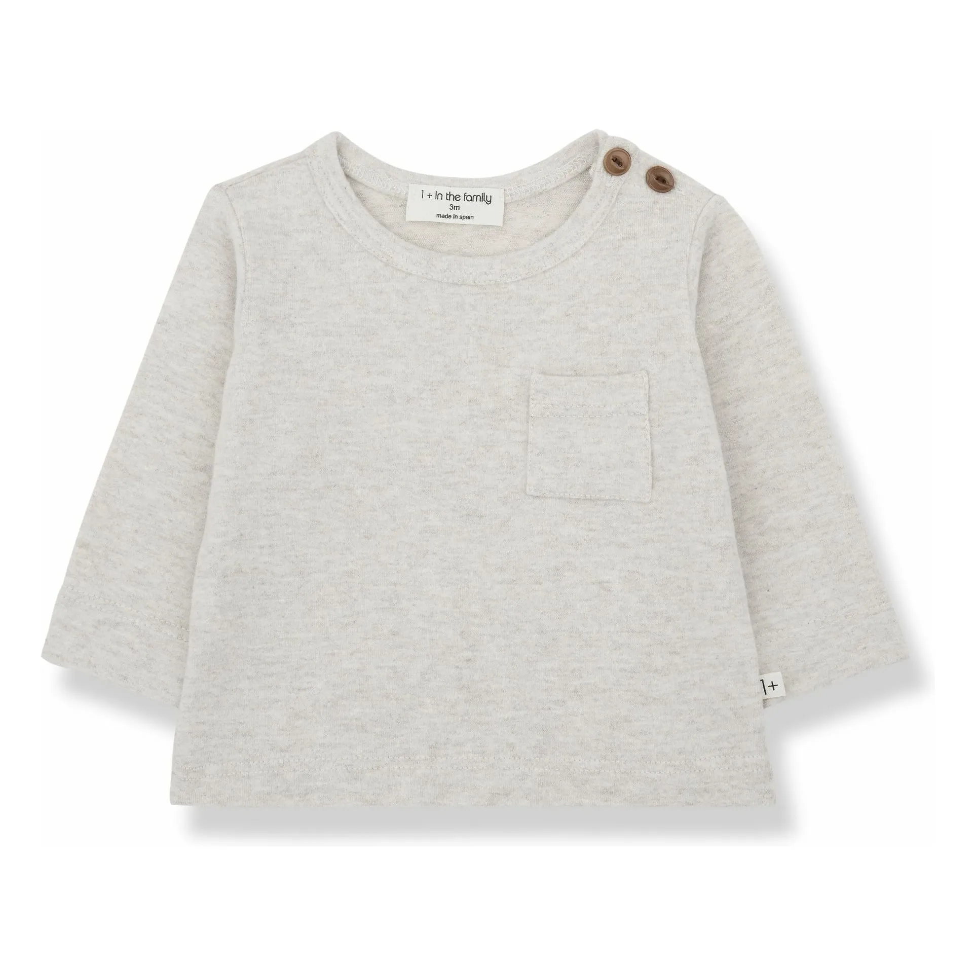 1+ In The Family Heather Beige Oriol T-Shirt
