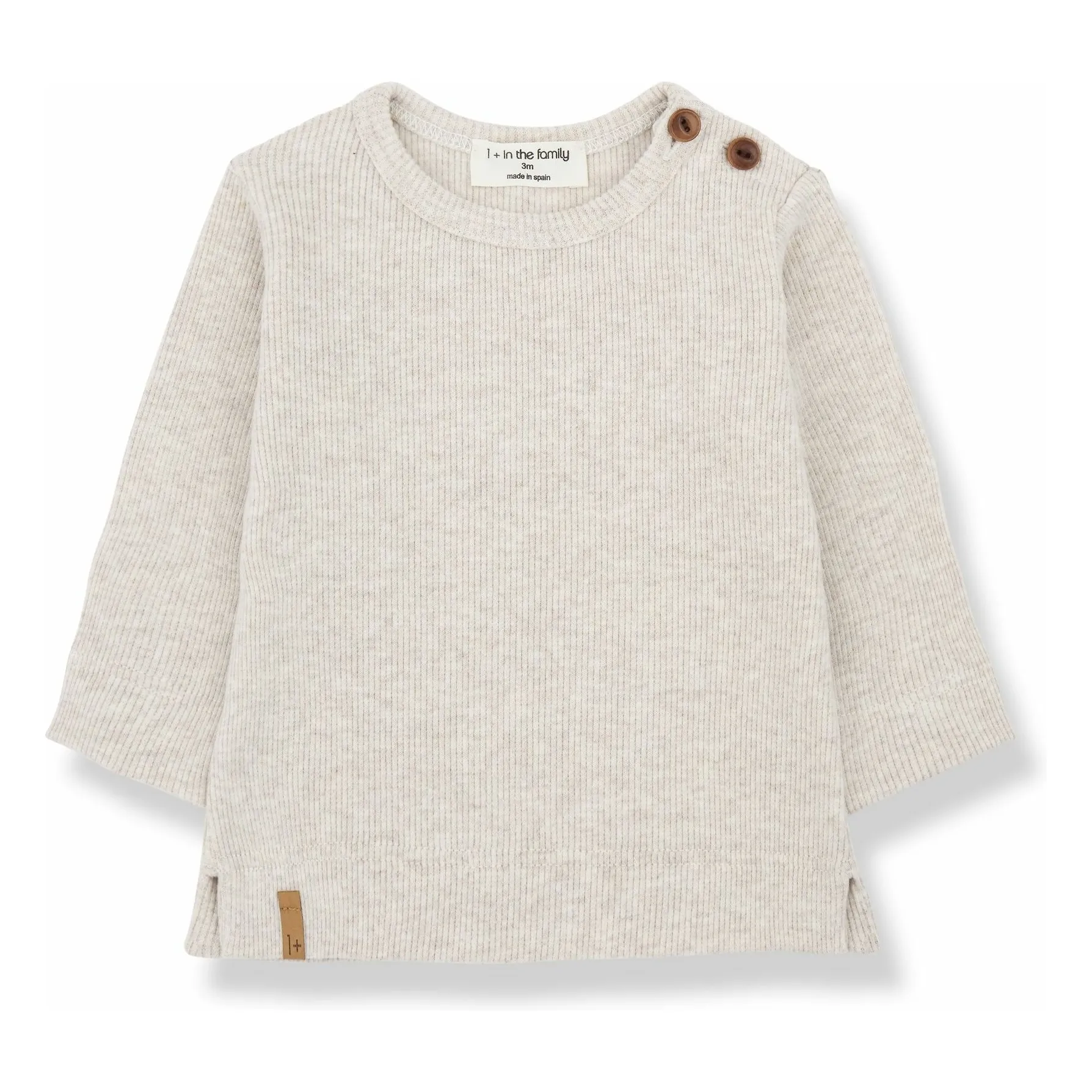1+ In The Family Heather Beige Alfons T-Shirt