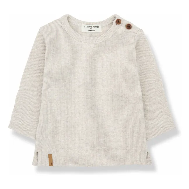 Camiseta Alfons | Beige chiné