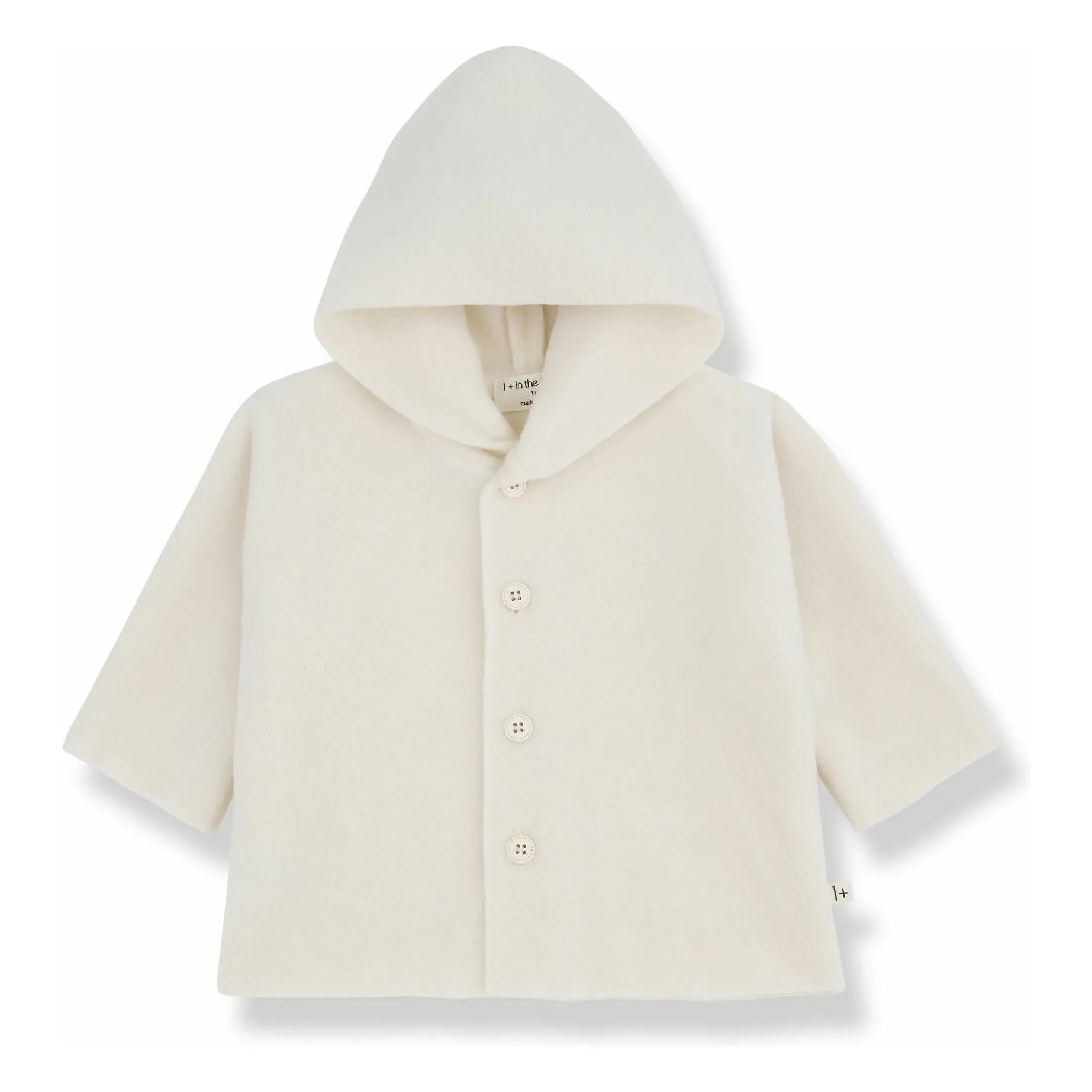 1+ In The Family Ecru Ayala Fleece Jacket
