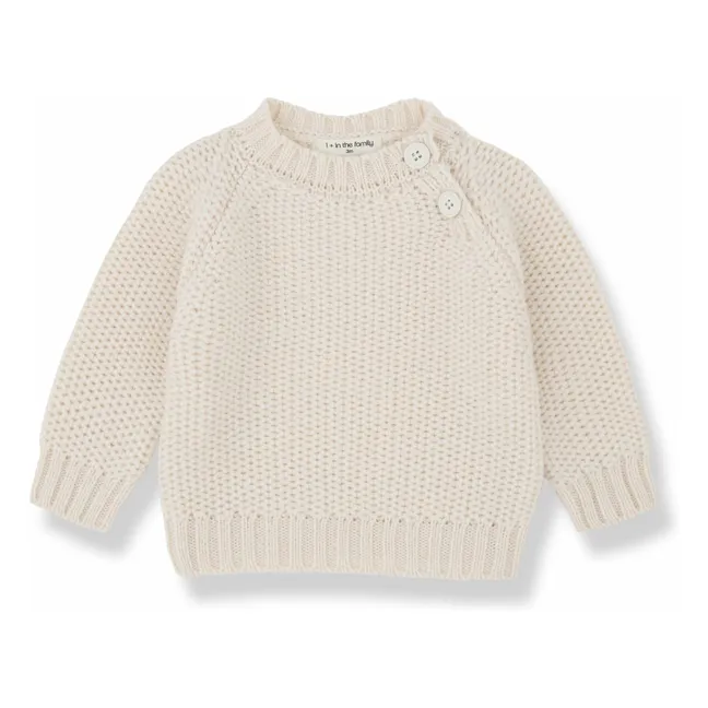 Pull Jonas Laine Mérinos | Ecru