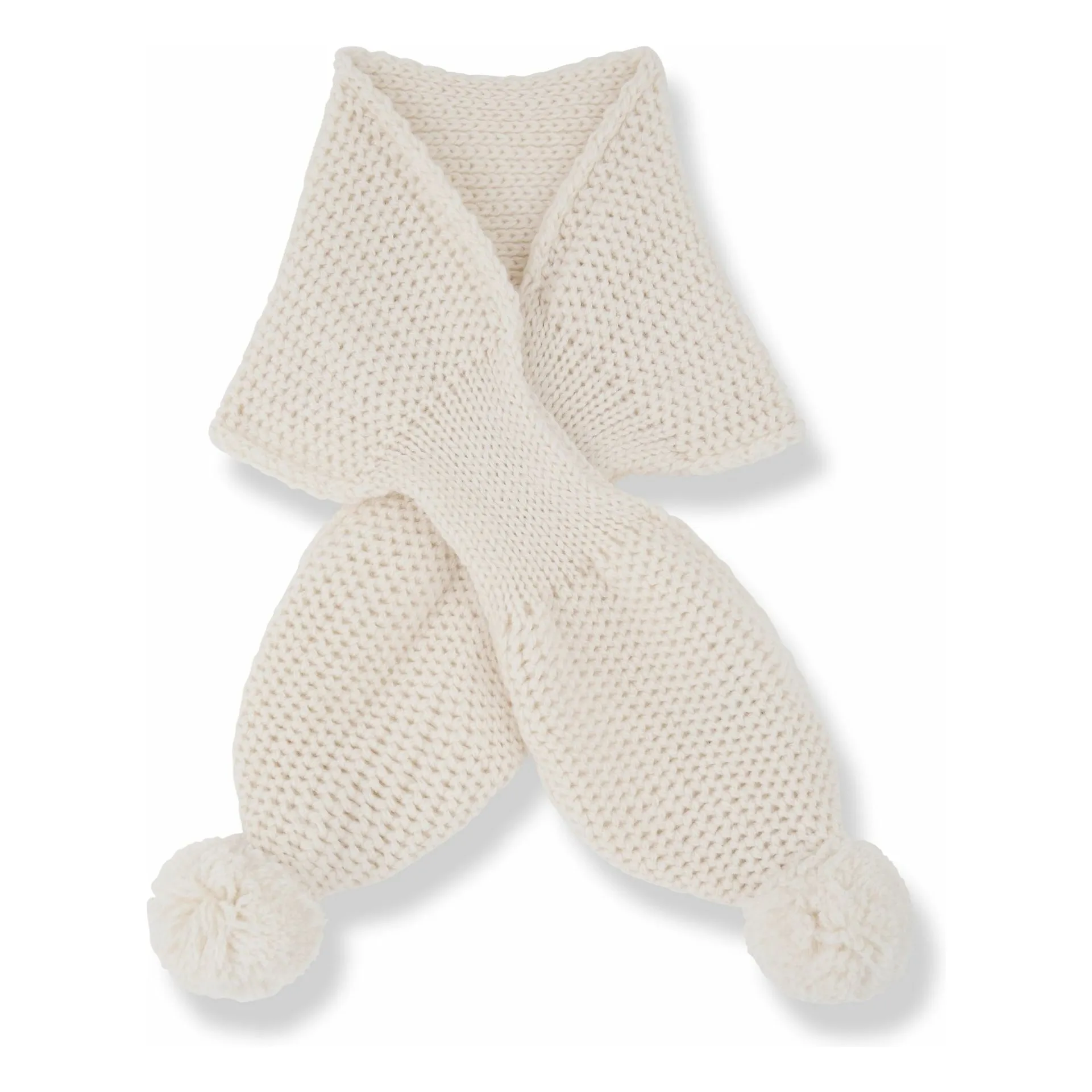 1+ In The Family Ecru Bruna Mini Merino Wool Scarf