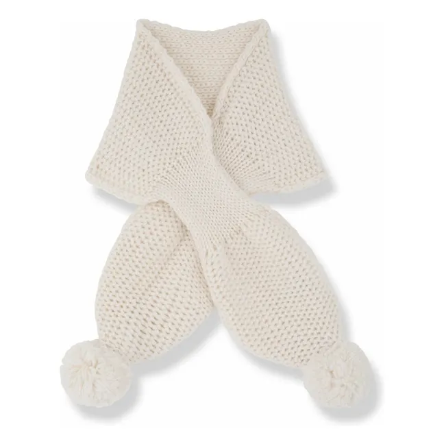 Bruna Mini Bufanda Lana Merino | Crudo