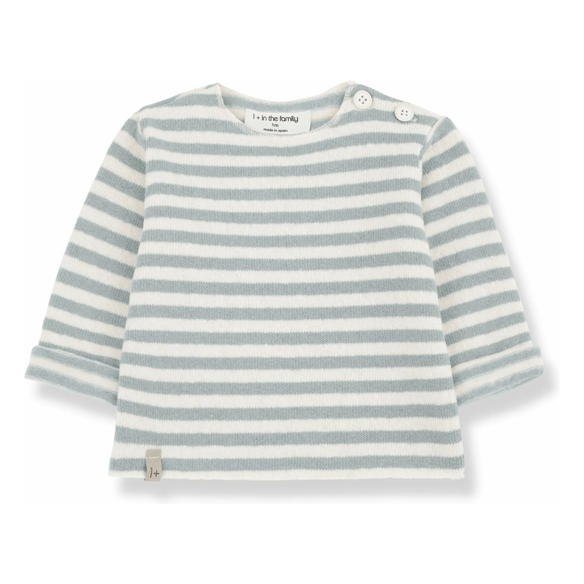 1+ In The Family Grey Blue Aubin T-Shirt