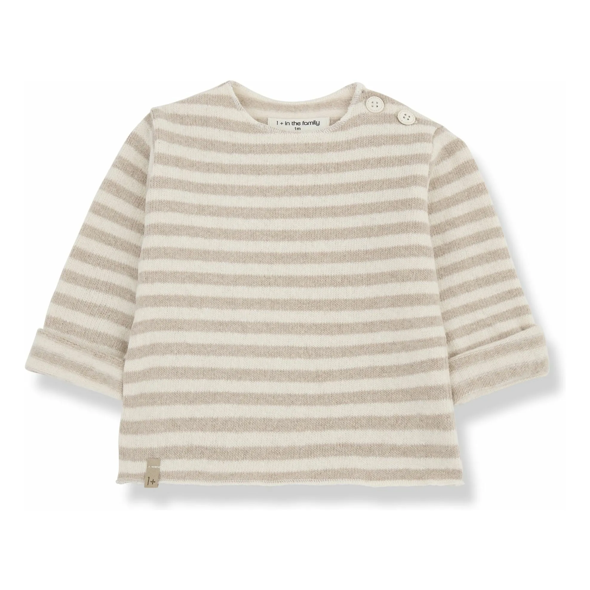 1+ In The Family Beige Aubin T-Shirt
