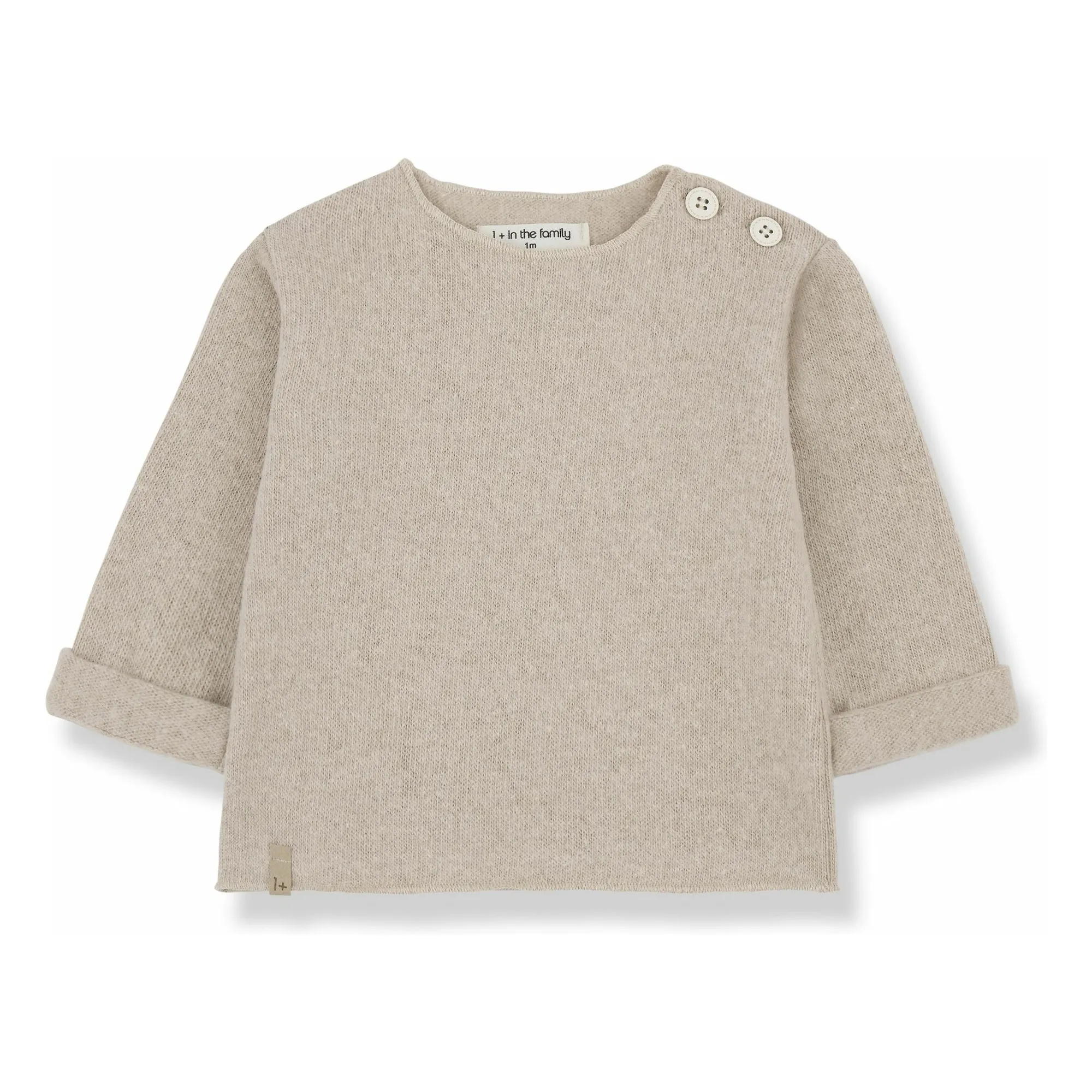 1+ In The Family Beige Chapin T-Shirt