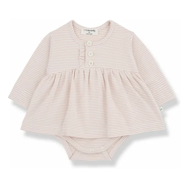 Vestido Ida de algodón orgánico | Nude