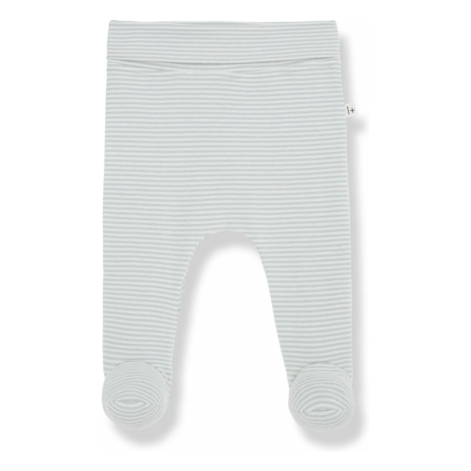 1+ In The Family Grey Blue Sune Organic Cotton Footless Legging