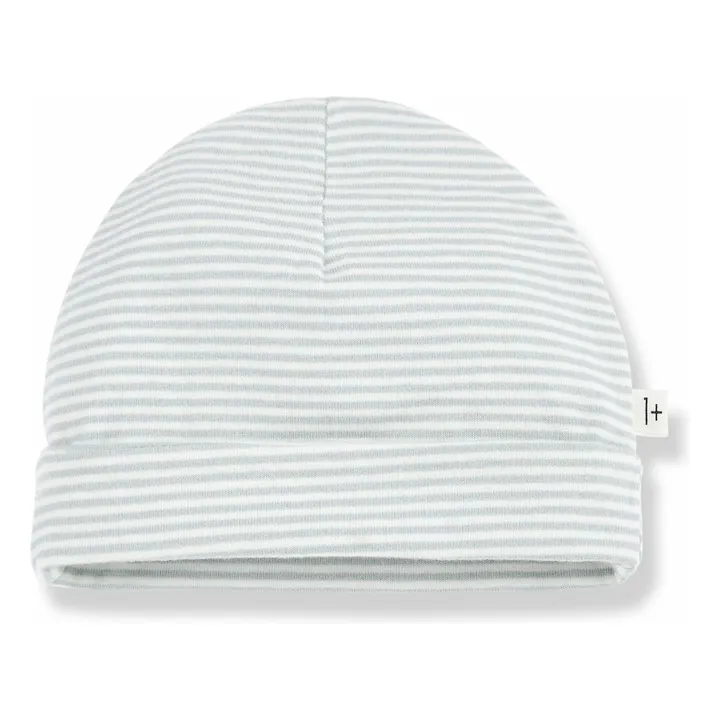 Gorro Gio de algodón orgánico | Azul Gris- Imagen del producto n°0