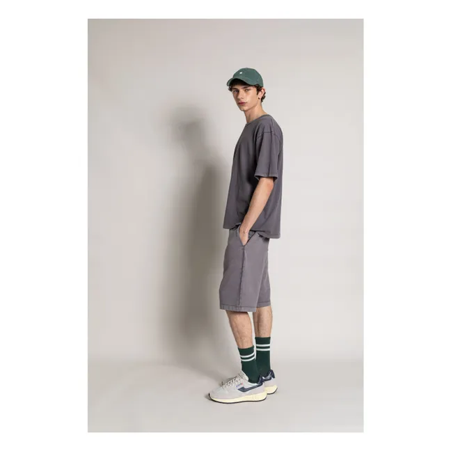 Short Aron Coton Bio | Gris charbon