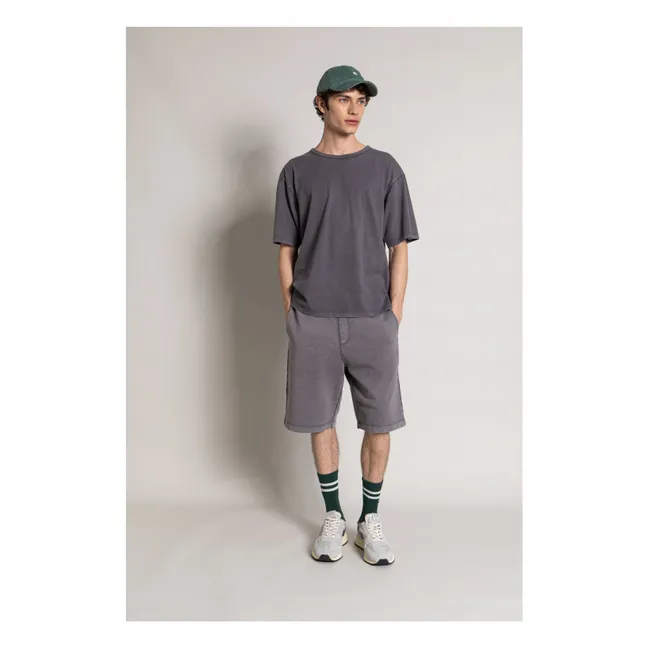 Short Aron Coton Bio | Gris charbon