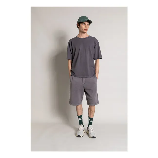 Shorts Aron Bio-Baumwolle | Kohlegrau