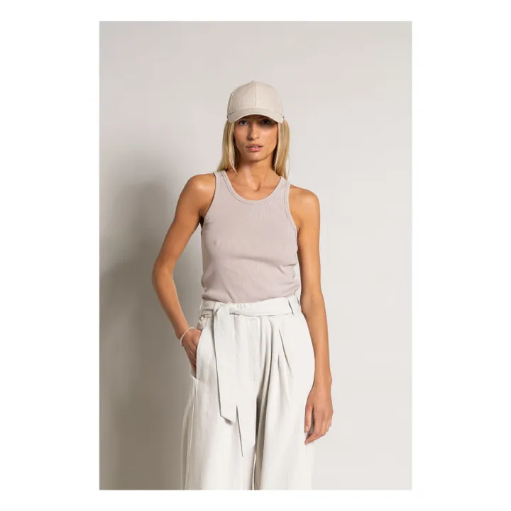 Camiseta de tirantes Ayla de algodón orgánico | Mastic- Imagen del producto n°1