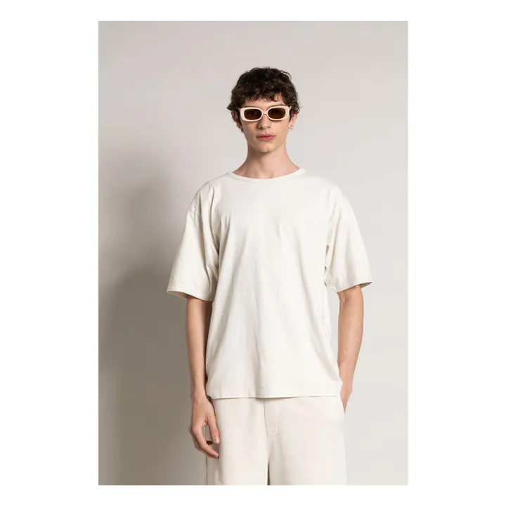 Camiseta Solal de algodón orgánico | Crudo- Imagen del producto n°4