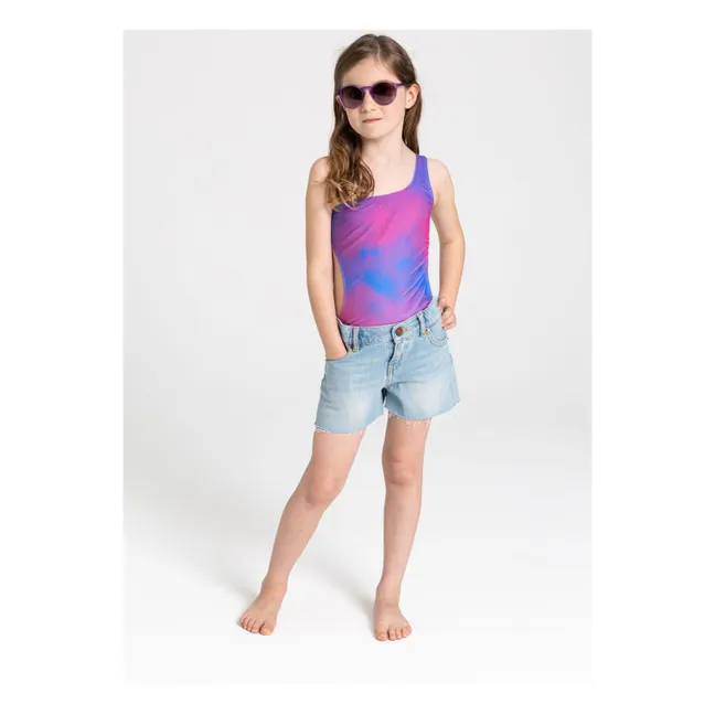 Maillot de Bain Asymétrique Sia | Rose fluo