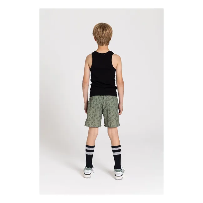 Short de Bain Freeboy | Vert kaki