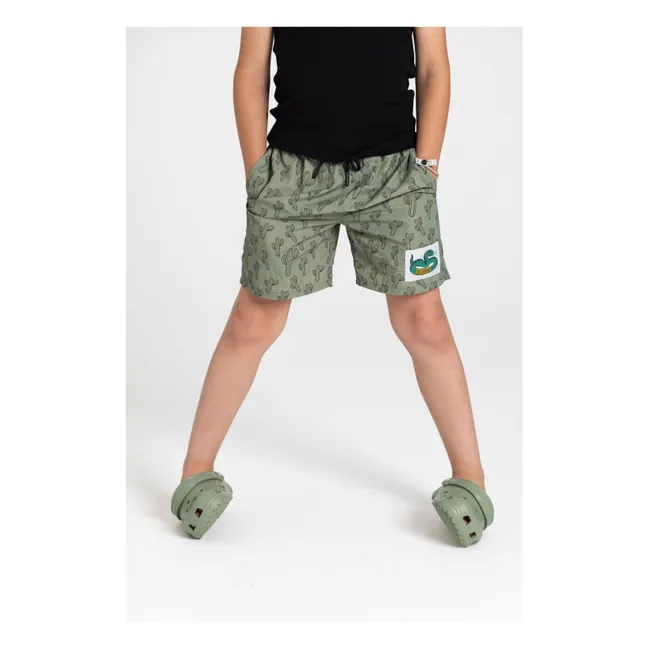 Short de Bain Freeboy | Vert kaki